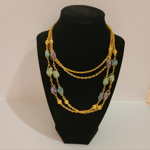 Necklace Gold tone By  Fi  Jewelery - Picture 1 of 6